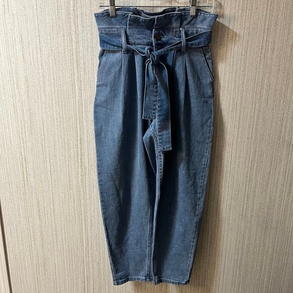 Who What Wear  Paper Bag Waist Jeans‎ Size 4 - Picture 1 of 9